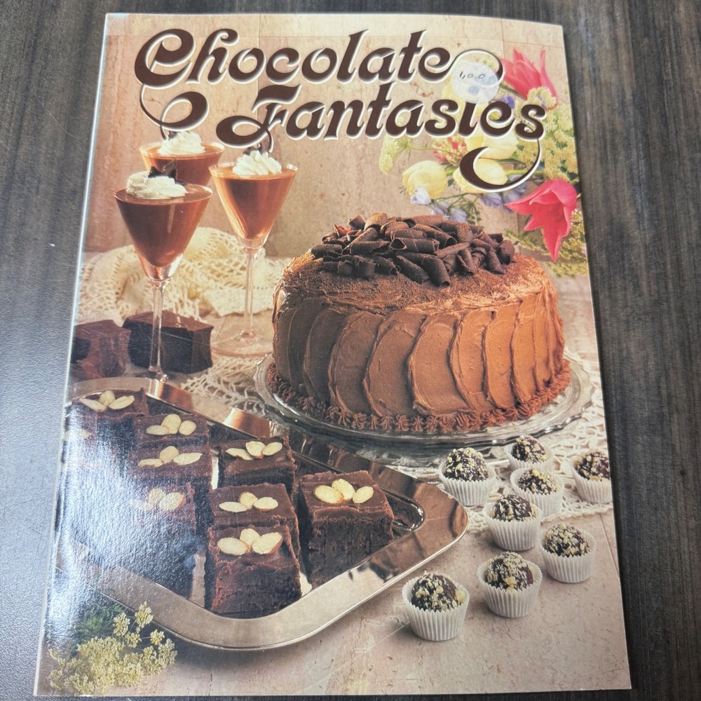 Chocolate Fantasies Cookbook Oxmoor House 1987 Dessert Baking Recipes‎